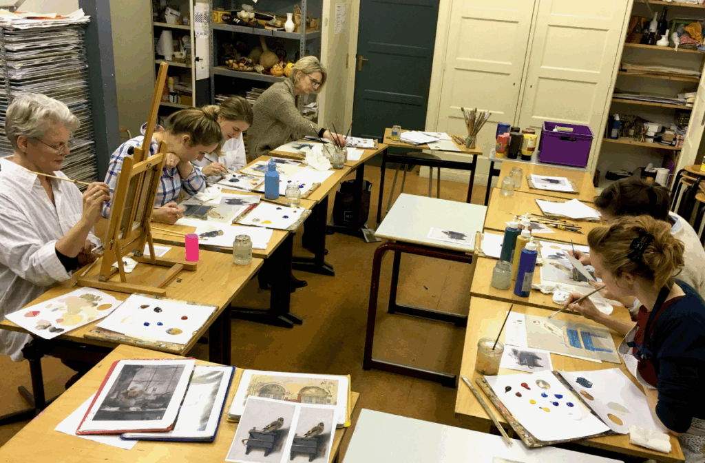 Schilderen in de klas
